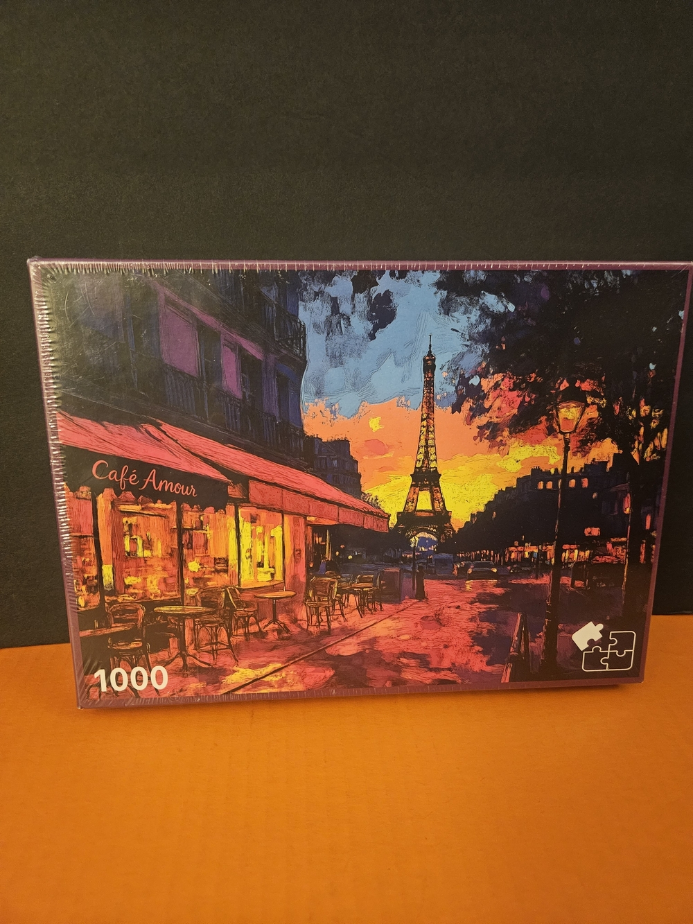 New Sealed Final Piece Puzzles N.5 Cafe Amour Eiffel Tower 1000 Pc Bonus Poster